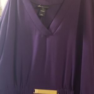 Lane bryant purple dress